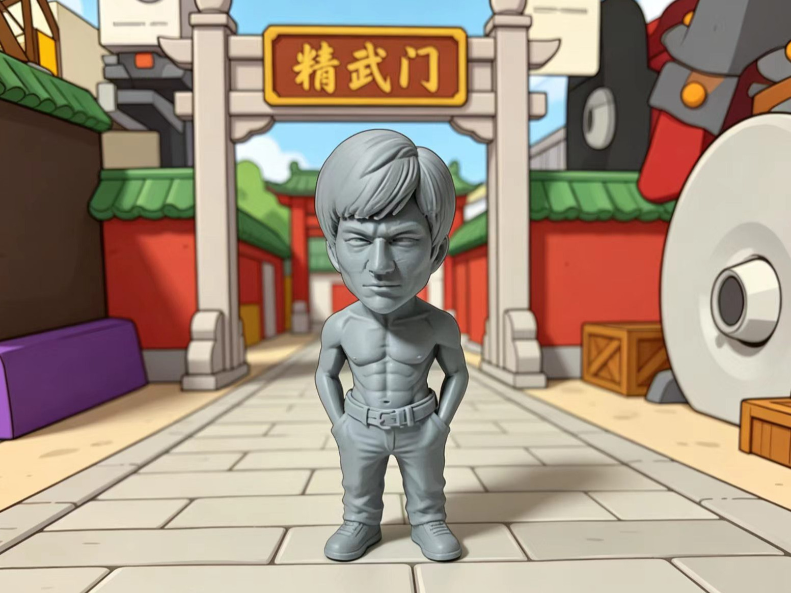 Chibi Bruce Lee