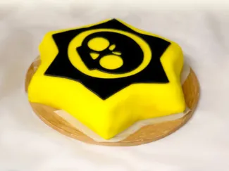 Brawlstars Birthday cake cookie cutter