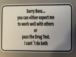 Sorry Boss...