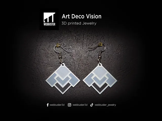 Art Deco Vision - Earrings