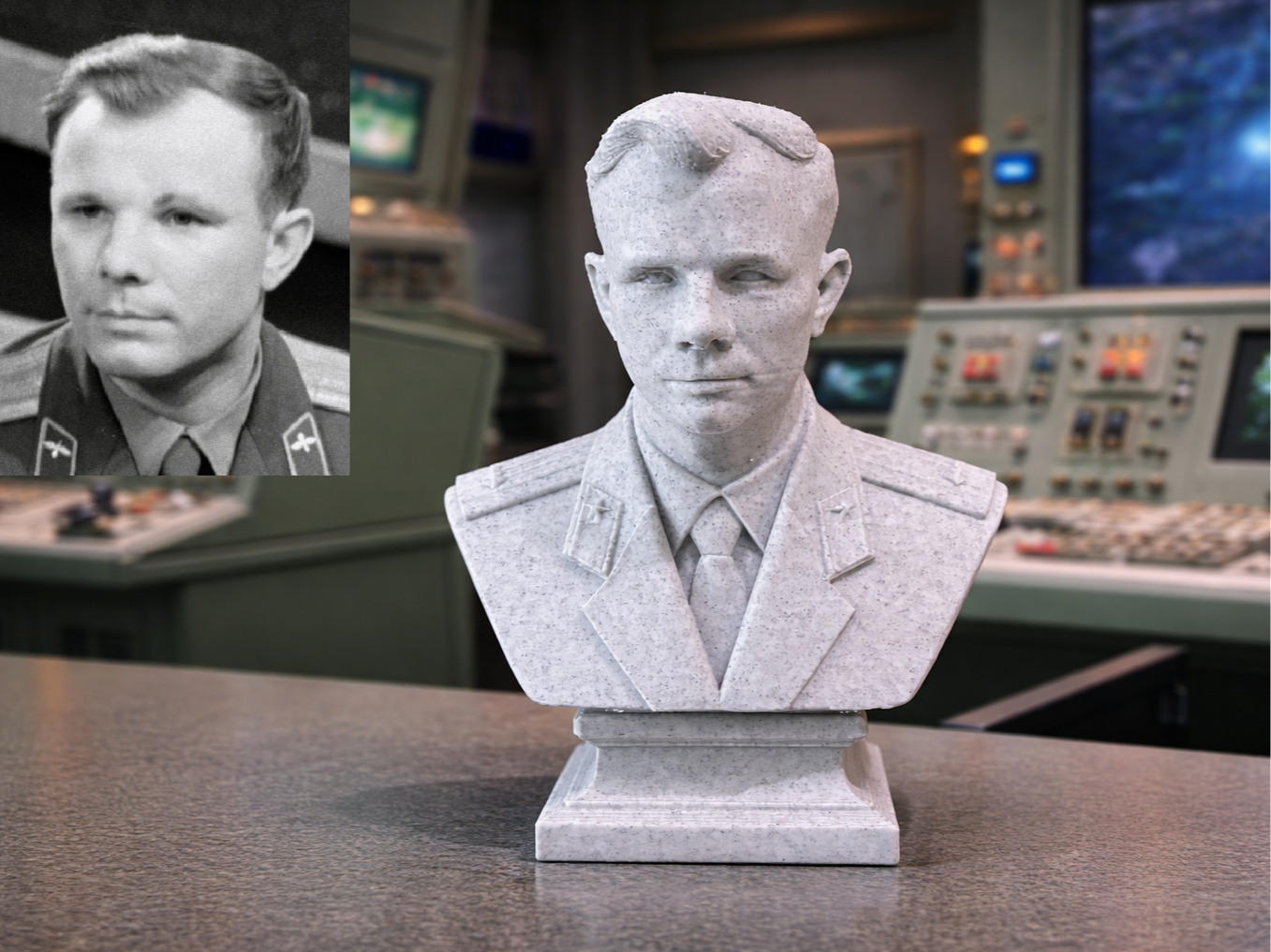 Youri Alekseïevitch Gagarine — Bust