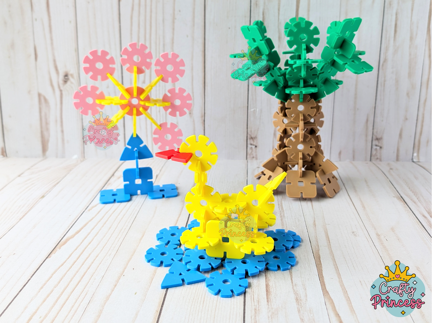 Miniatura 1 do modelo 3D Building Discs - Interlocking Construction Toy