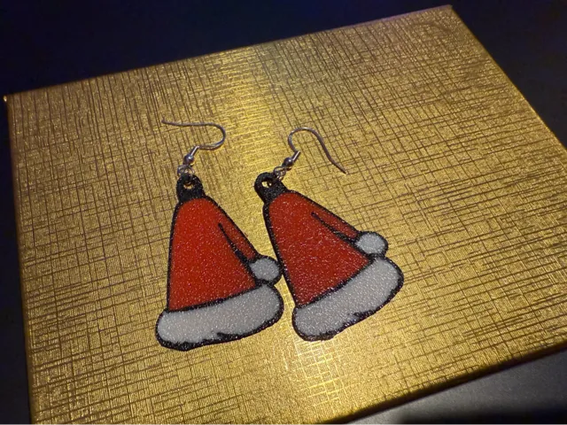 Santa Hat Earrings