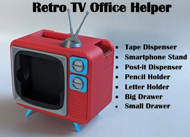Retro TV Office Helper