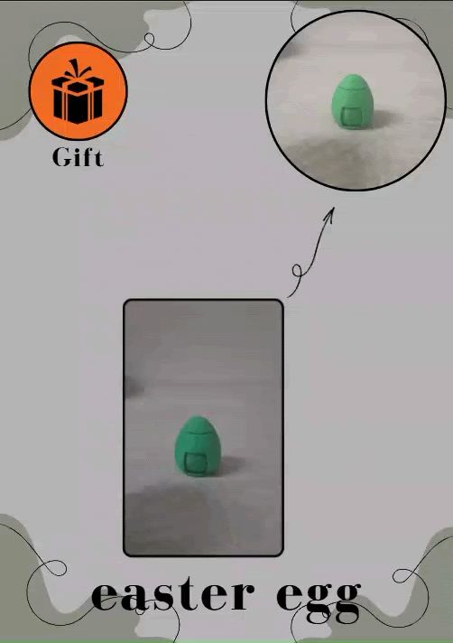 easter egg door