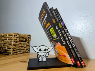 Baby yoda book holder