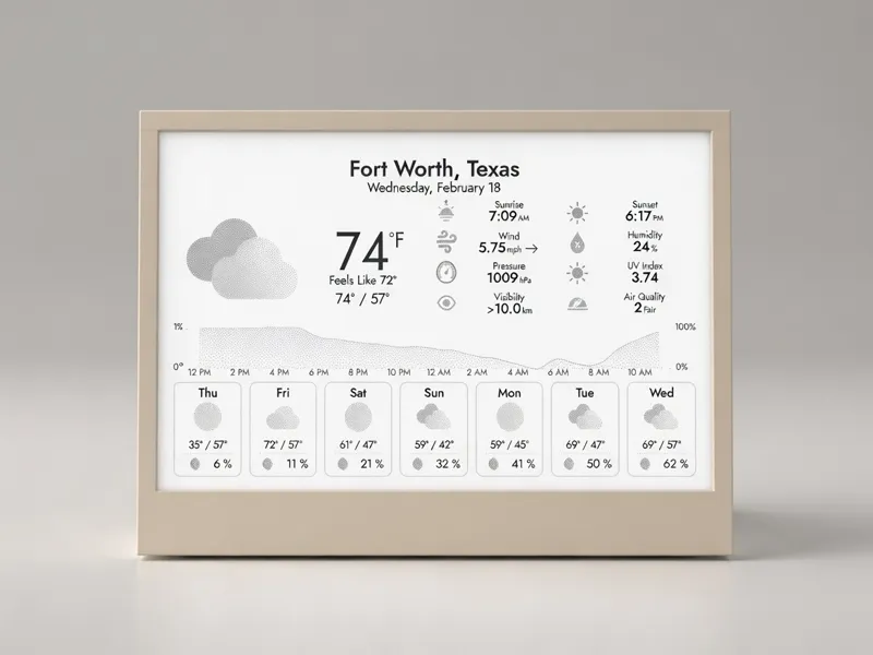 Weather E-Ink 7.5inch Display