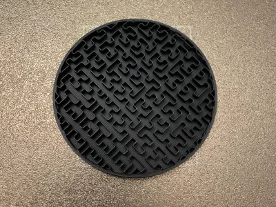 Spill catching drink coaster