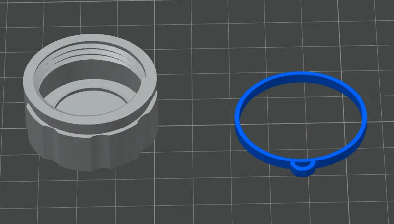 Grayl Ultrapress Cap with attacment point