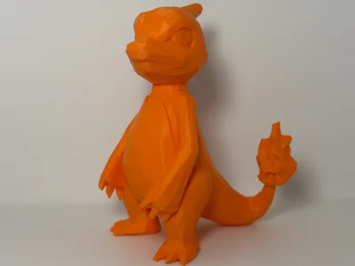 Low Poly Charmeleon