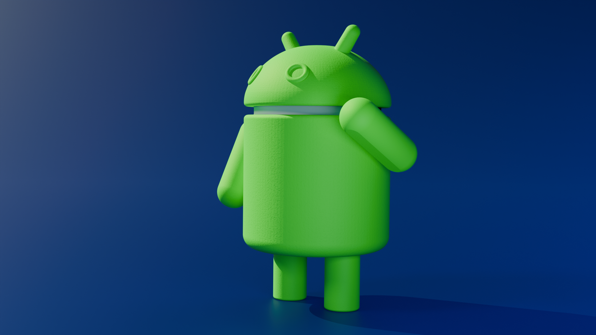 Miniatura 2 do modelo 3D 你的安卓机器人，Android，头部，手部可动可拆卸，脚部可伸缩