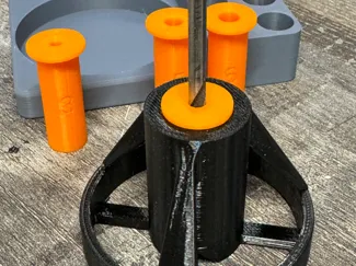 Drill jig for perfect holes (from 3mm to 10mm)
