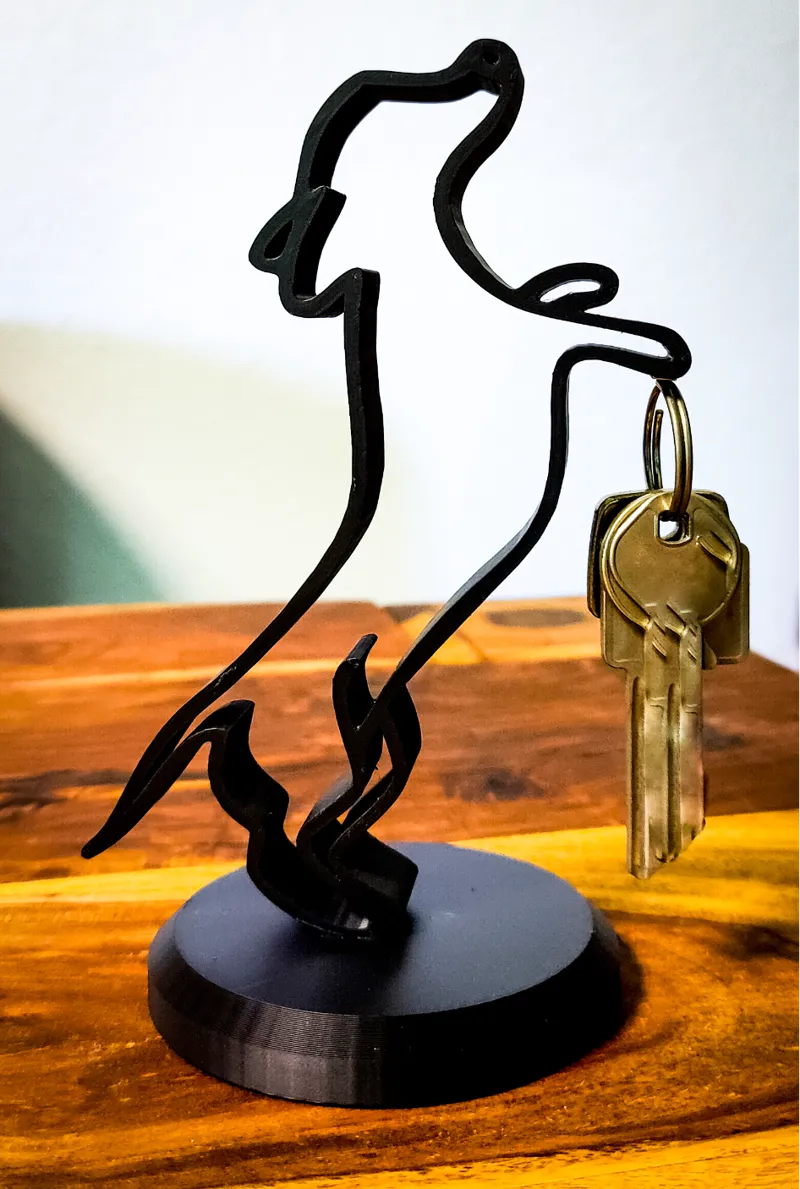 Dachshund keyholder (magnetic)