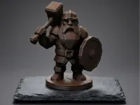 Figurine Thorin Mange-Pierre — nain paladin — photo 2