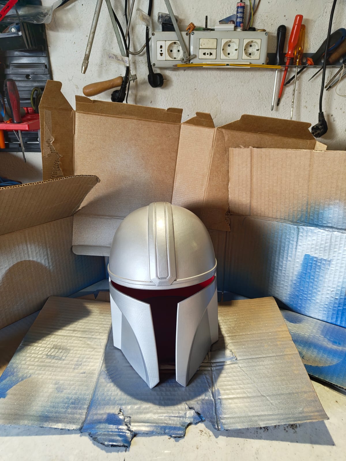 Miniatura 3 do modelo 3D Mandalorian Helmet Inspired