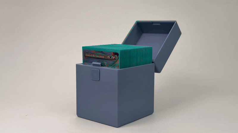 Miniatura 1 do modelo 3D Button Deck Box | 100 Cards