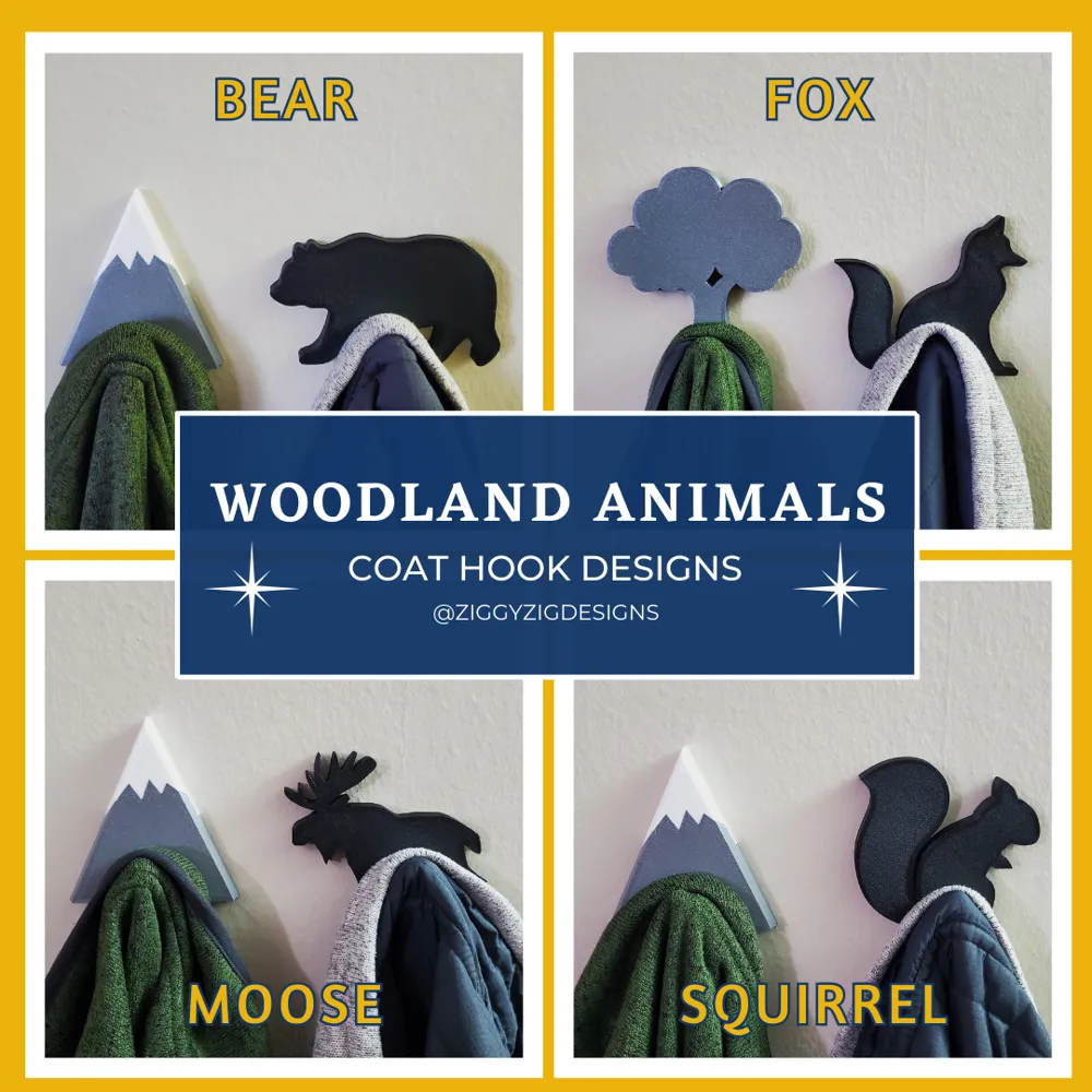 Mountain Coat Hook Universal Coat Hook Design By Ziggy MakerWorld mountain-coat-hook-universal-coat-hook-design-by-ziggy-makerworld