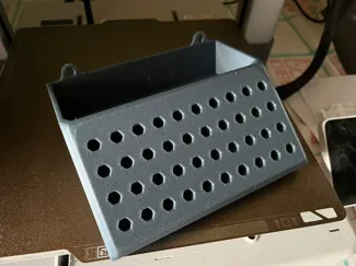porta bit a parete fissaggio con viti