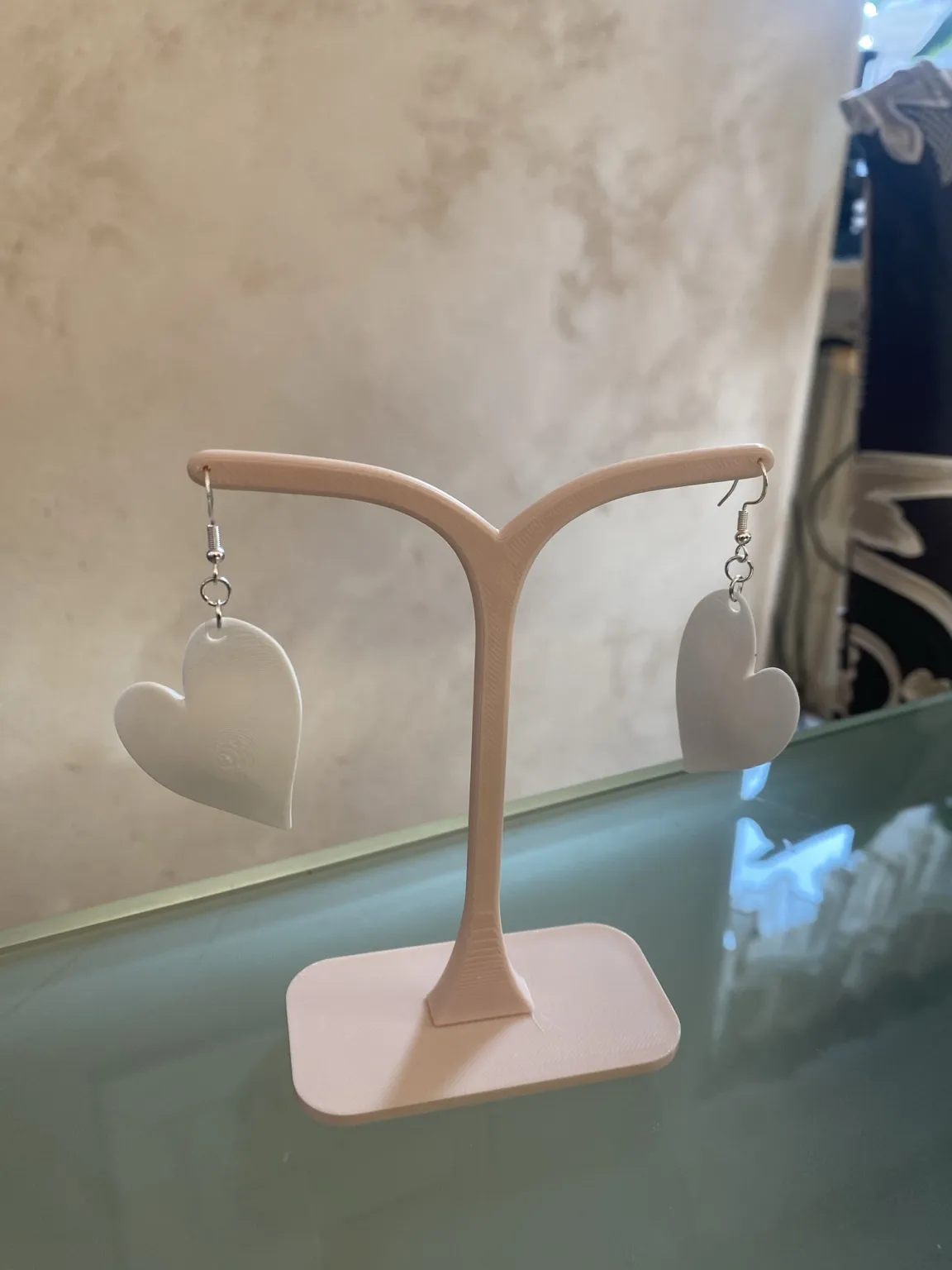 Heart Earrings Romantic Jewelry Gift view 3