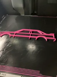 Silhouette murale BMW E30 — photo 2
