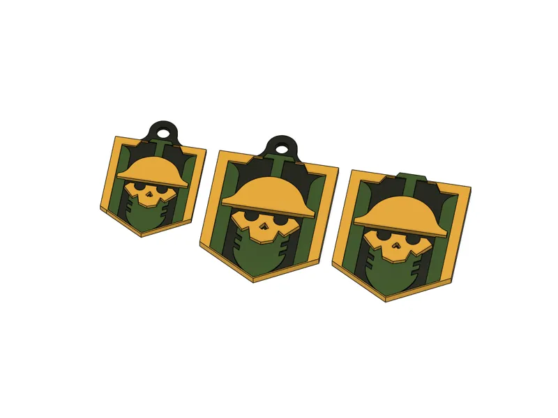 Entrenched Division Keychain/Badge