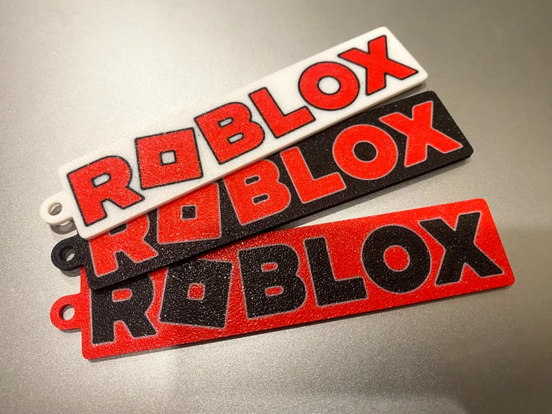 Roblox Keychain / Bag Tag – 3D Printed Multi-Color