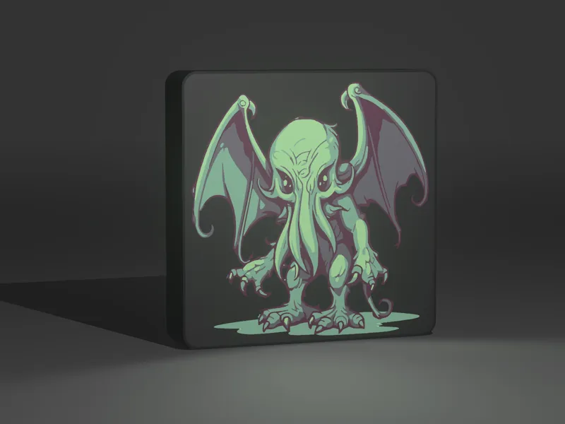 Baby Cthulhu lightbox