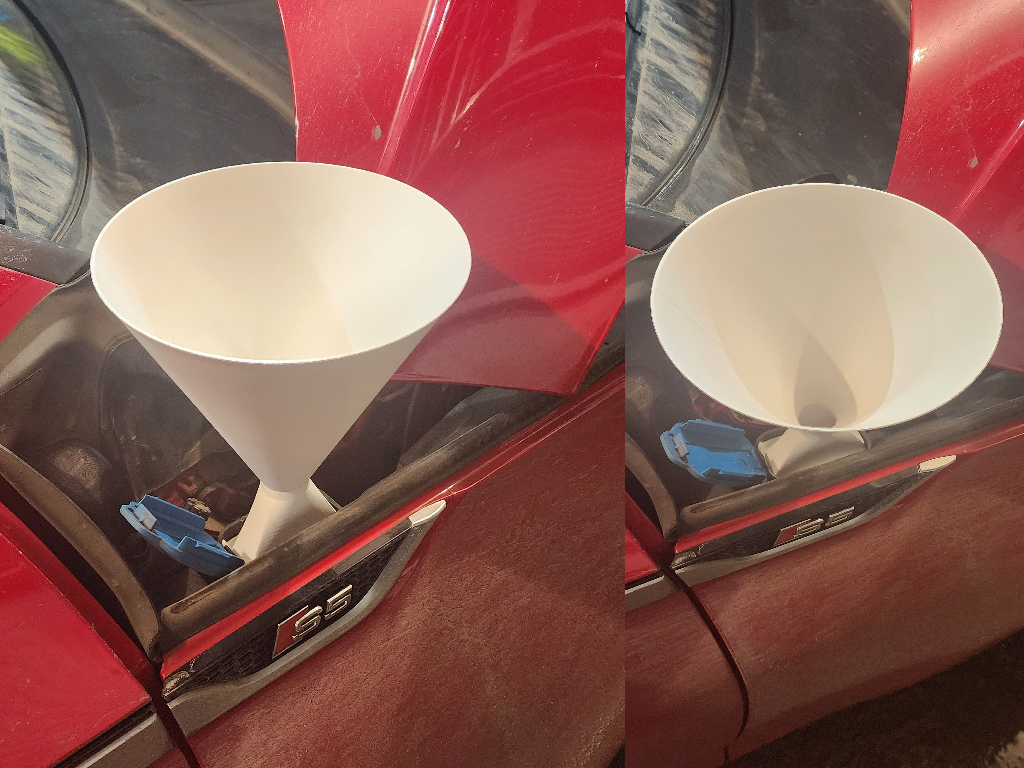 Audi Windshield Washer Fluid Funnel