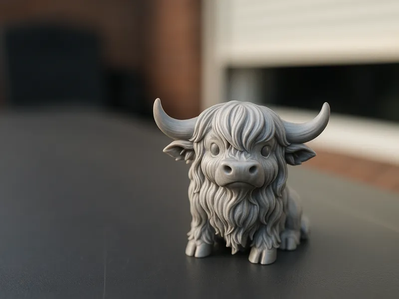 sitting cow enjoys the fresh air