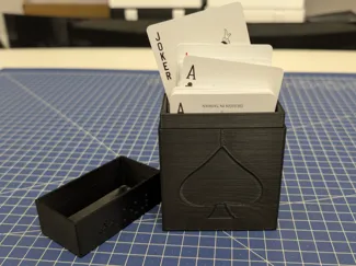 Poker Playing Card Box (Braille)