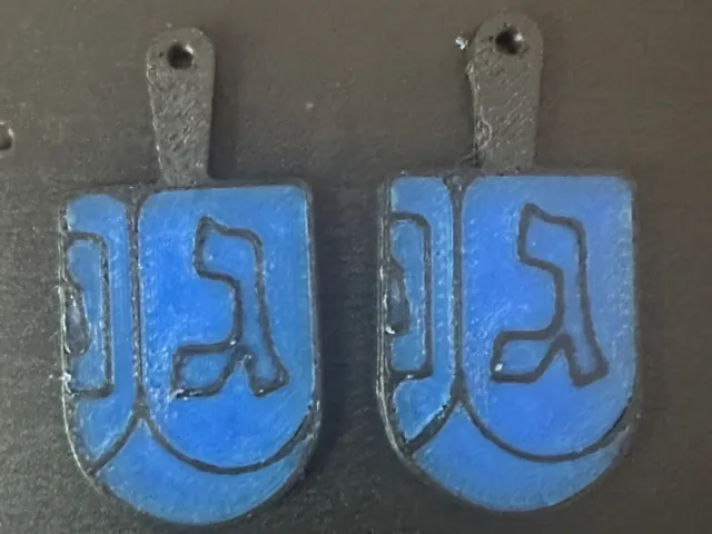 Dreidel Earrings