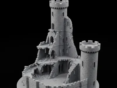 DND Terrain Pack 2- Castles and Caves! 