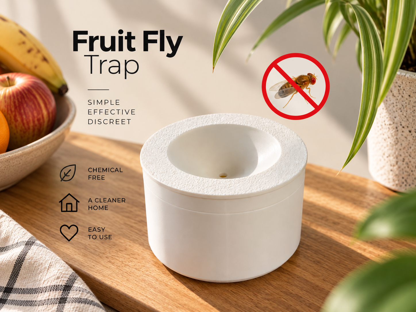 Small Fruit Fly Trap - Easy Print - 1