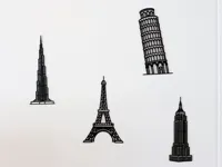 Décoration murale Tour Eiffel format S — photo 3