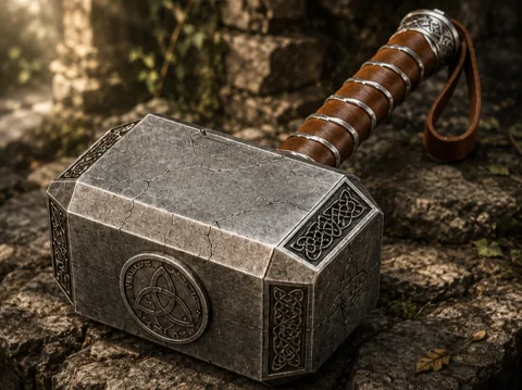 Soporte: Ancient Norse Thor Hammer – Viking Decor — referencia de MakerWorld