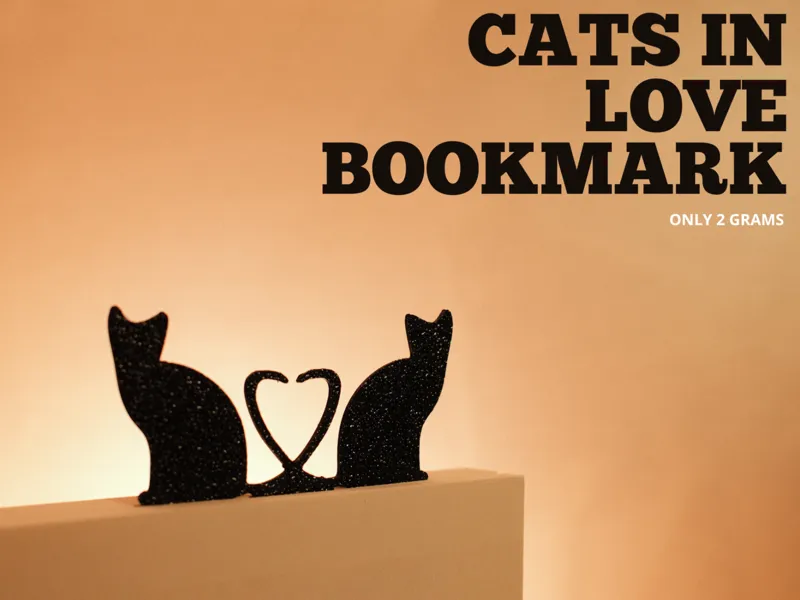 Cats In Love Bookmark