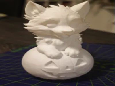 Werewolf on Pumpkin