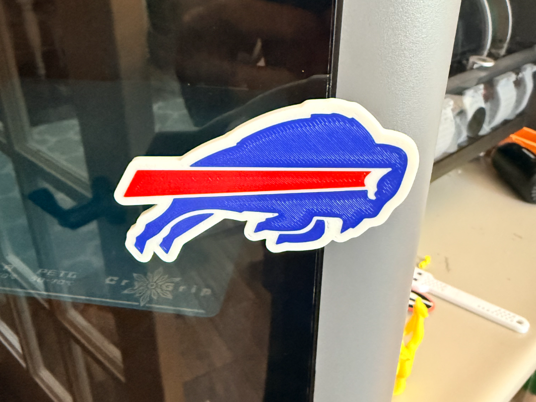 Buffalo Bills Bambu P/X-Series Door Handle 3D model