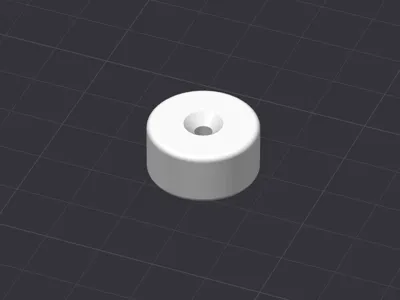 10mm Spacer with Countersunk Hole 3mm