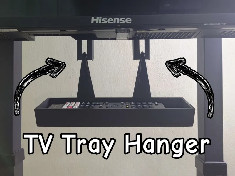 Multi-Purpose TV Tray Hanger
