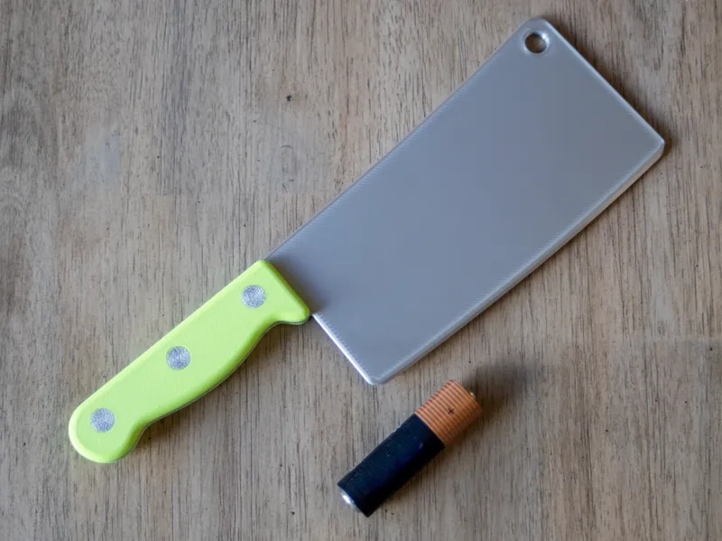 Cleaver toy knife - no AMS