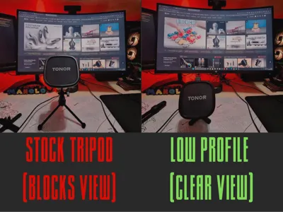 Tonor TC30: Low Profile Stand - Visibility Fix