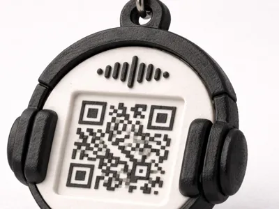 QR Music Keychain