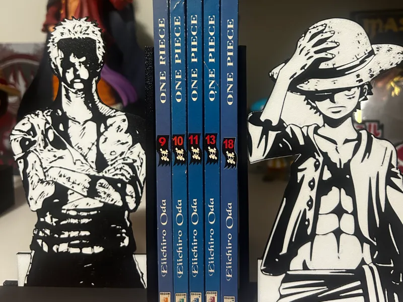 Bookend One Piece Zoro and Luffy