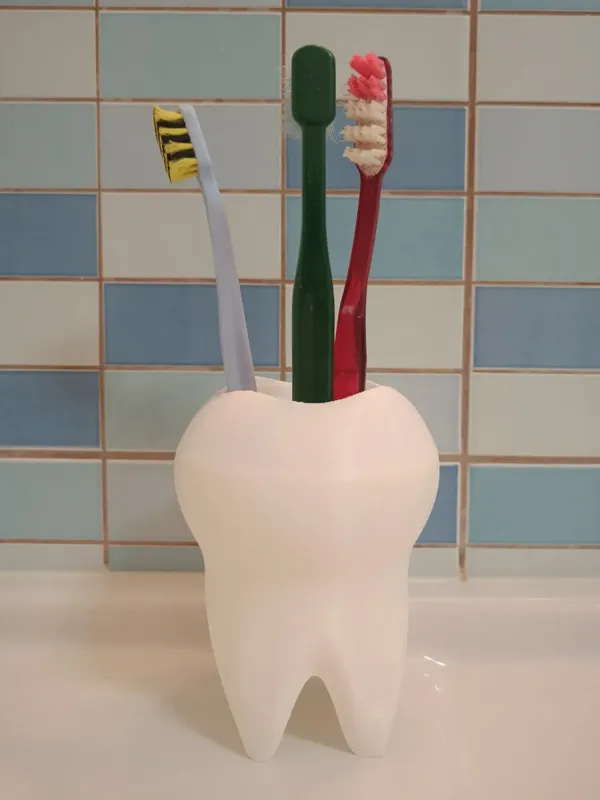 Porte-brosses à dents en forme de dent
