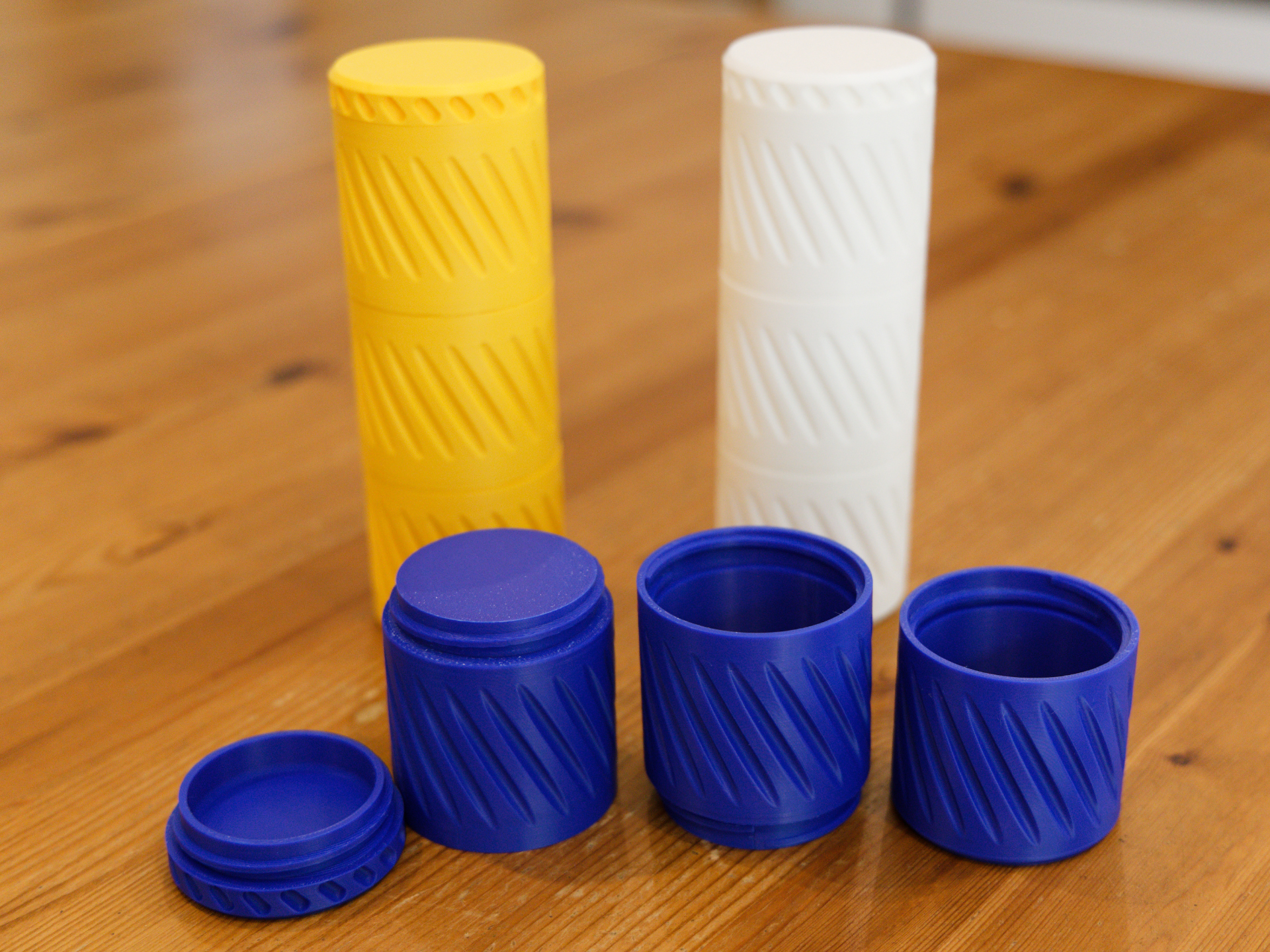 Modular Stackable 50 × 40 mm Storage Containers 