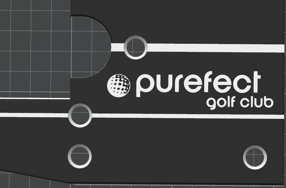 Miniatura 3 do modelo 3D Golf - Putting alignment aid