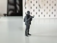 Figurine miniature de photographe touriste — photo 2
