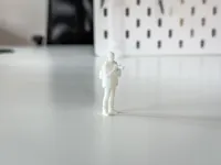 Figurine miniature de photographe touriste — photo 3