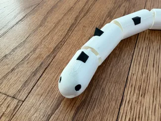 Articulated Mutant Arctic Snake Fidget Toy